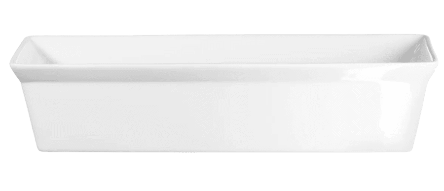 ASA - PETIT PLAT A GRATIN RECTANGULAIRE BLANC